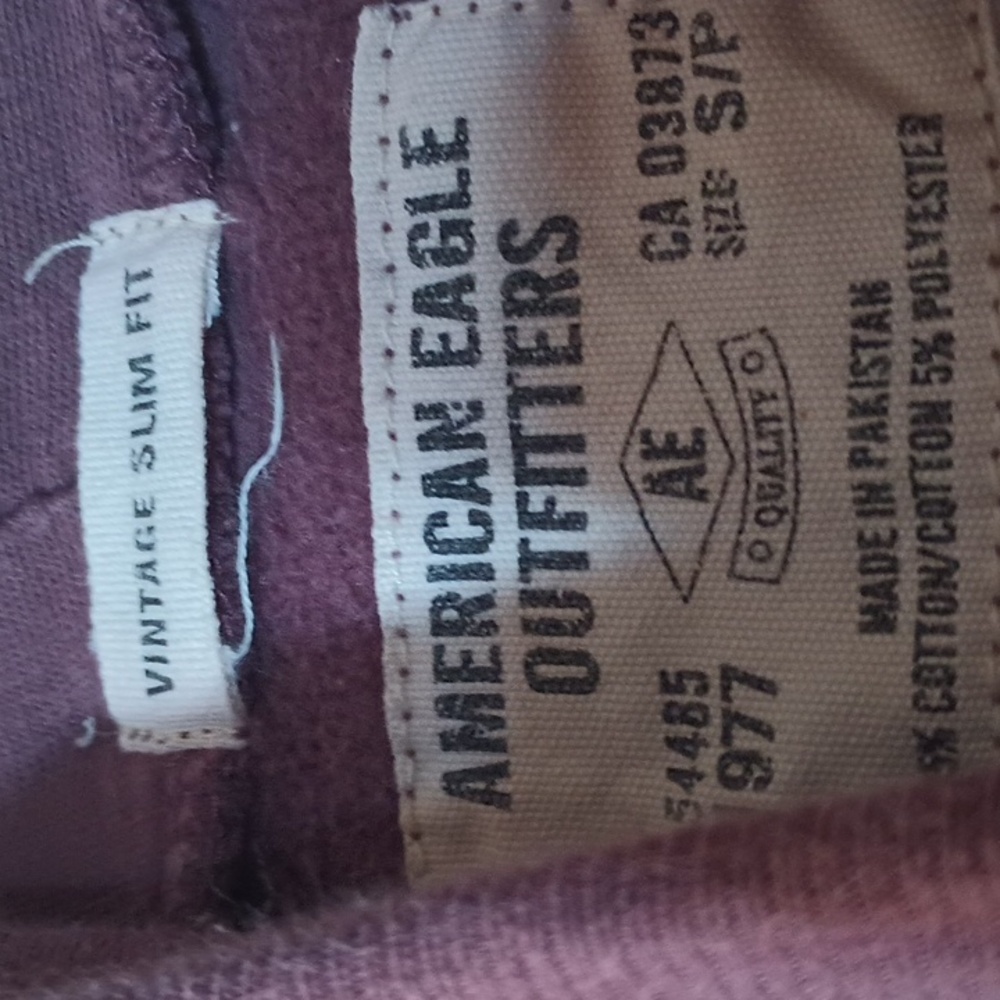 American Eagle Outfitters Unisex Purple Hoodie - Picture 2 of 3